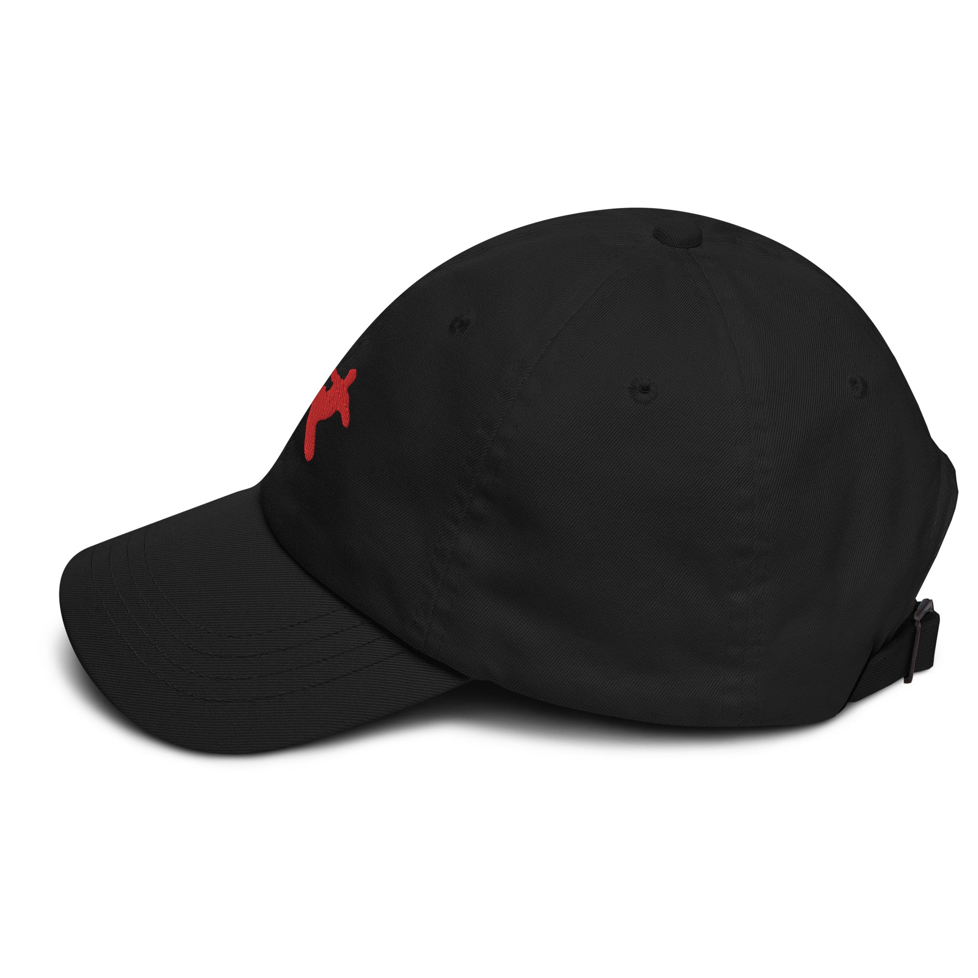 Kickboxer Flying Kick Logo Dad hat