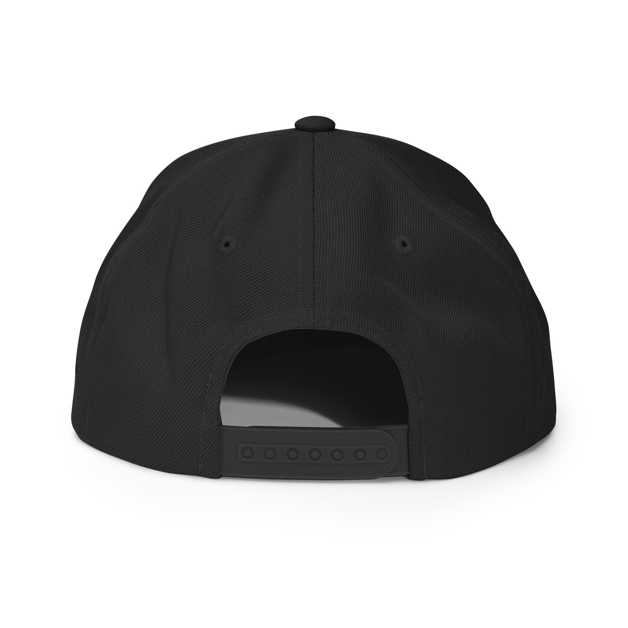 Kickboxer Flying Kick Logo Snapback Hat