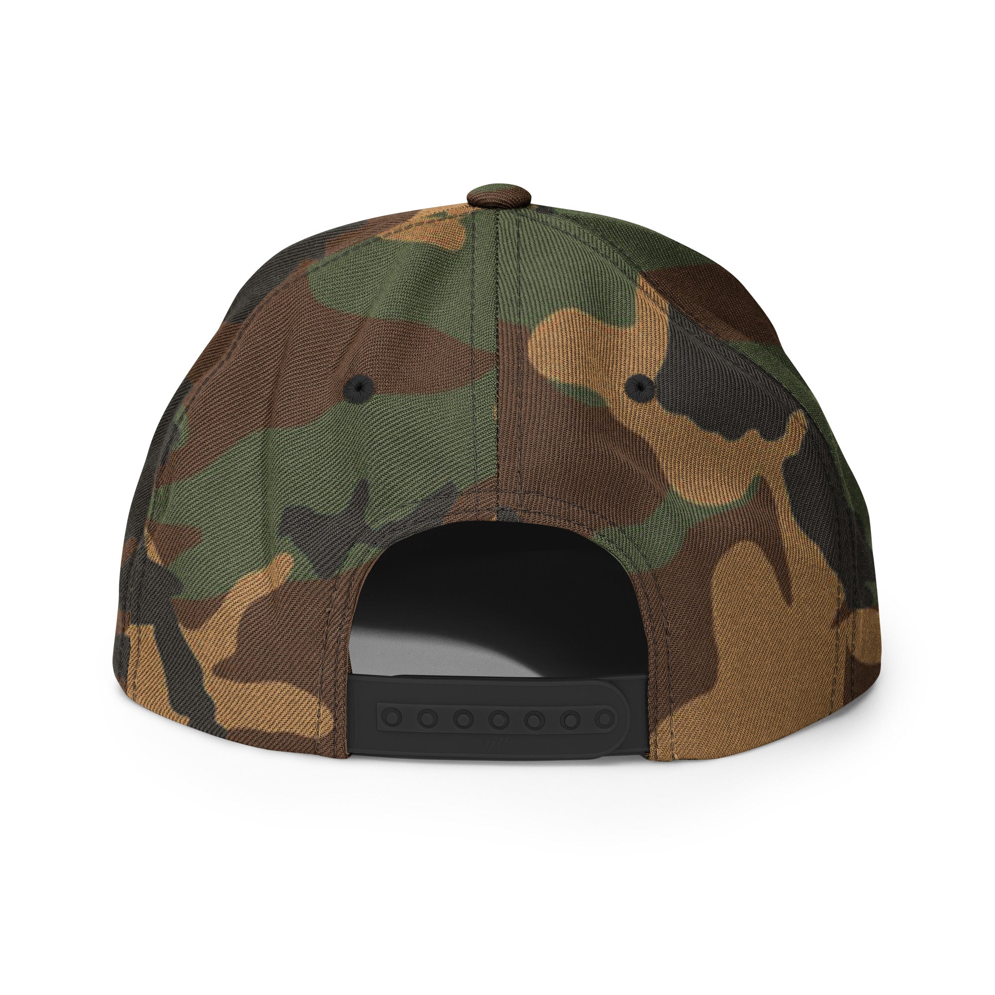 Kickboxer Flying Kick Logo Snapback Hat