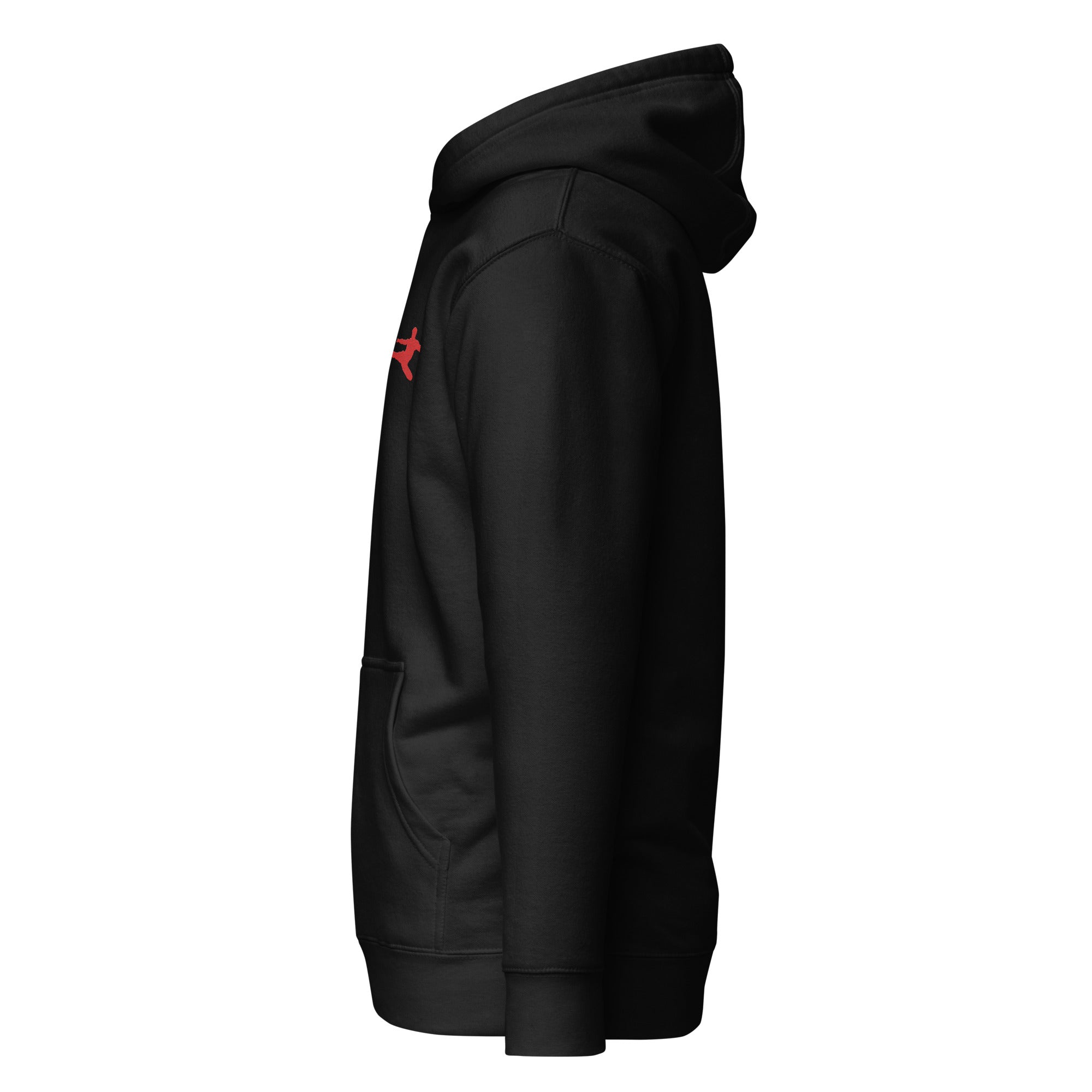 Kickboxer Flying Kick Logo Unisex Hoodie