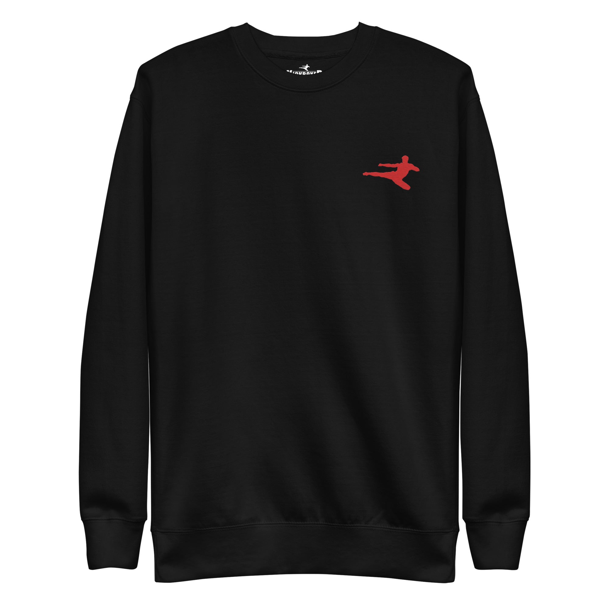 Kickboxer Flying Kick Logo Unisex Sweatshirt